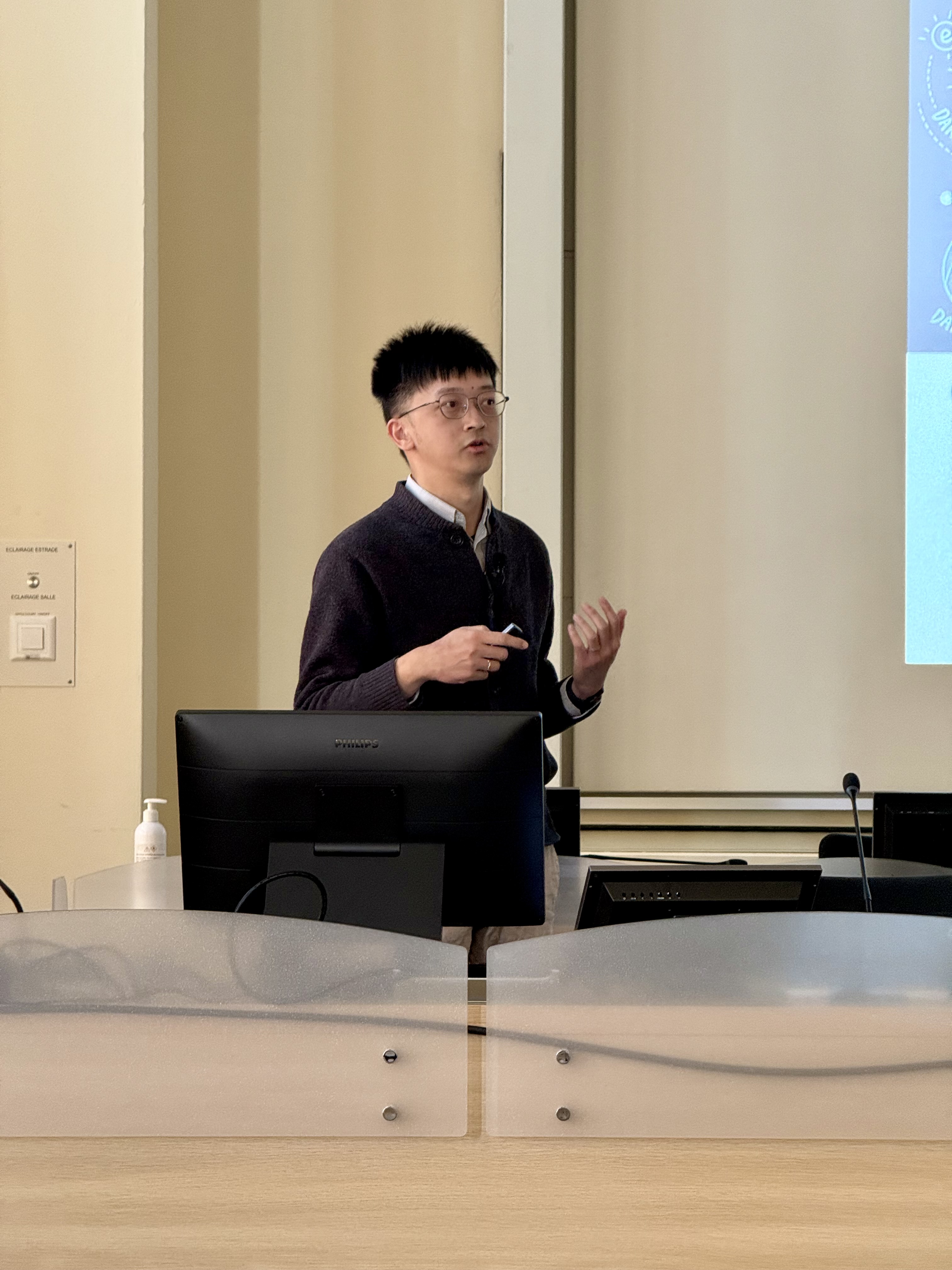 Presenting at the LHC seminar at CERN